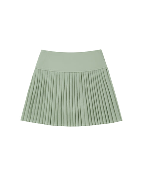 AVEN Flare Pleated Skirt - Mint