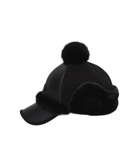 WideAngle: Co Fur Winter Cap L - Black