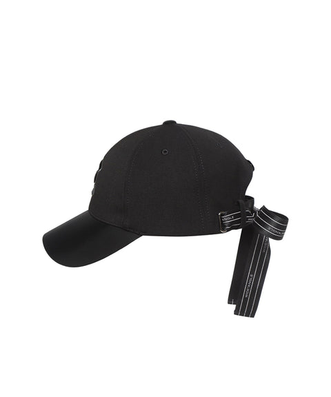 WideAngle: To Simple Ribbon Cap L - Black