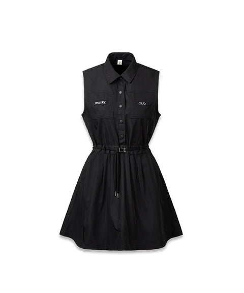 MACKY Golf: Moar Belt Dress - Black