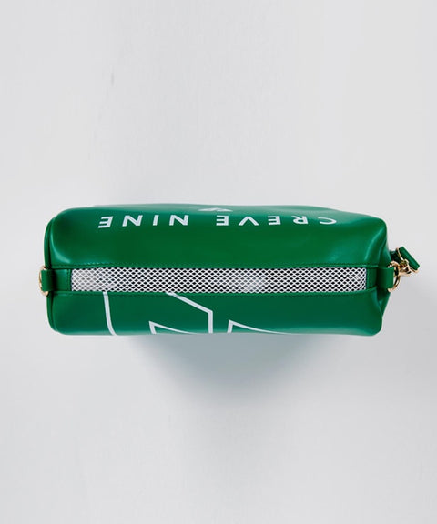 CREVE NINE: Line Symbol Big Pouch and Shoe Pouch - Green