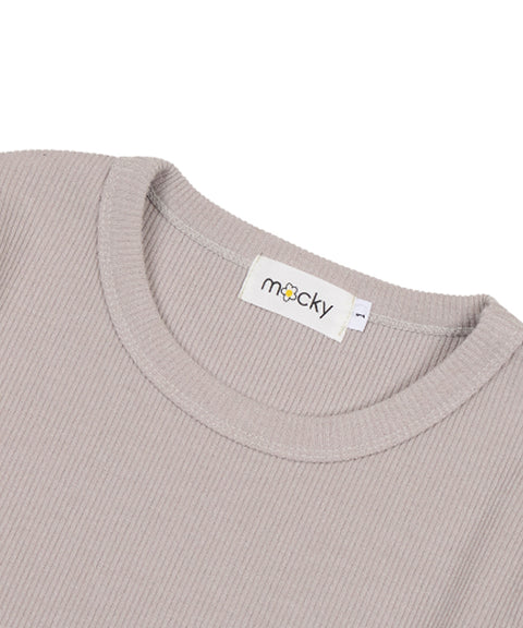 MACKY Golf: Daisy Patch Slim T-Shirt - Beige