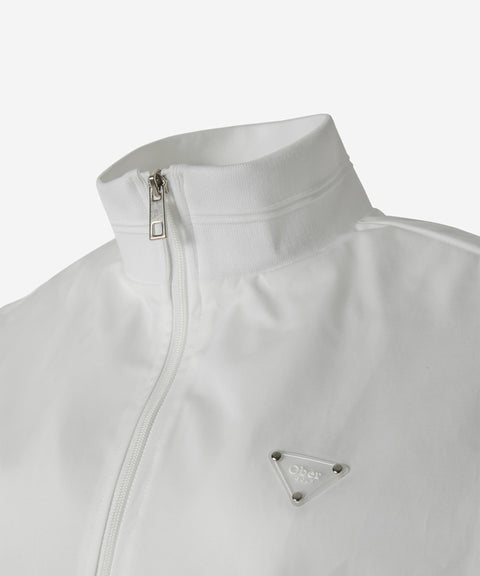 OBER Golf Memory Zip-Up Wind Vest - White