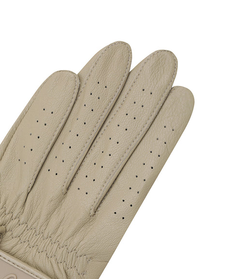 Vice Golf Atelier Women's Logo Gloves (BOTH HANDS) - Beige