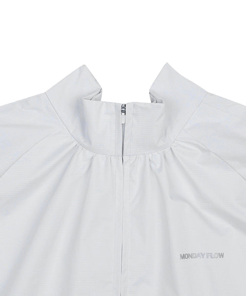 Monday Flow Two-Way Windbreaker - White