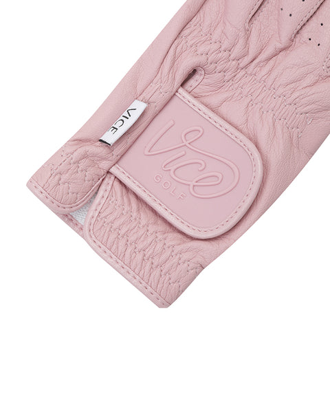 Vice Golf Atelier Women's Logo Gloves (BOTH HANDS) - Pink