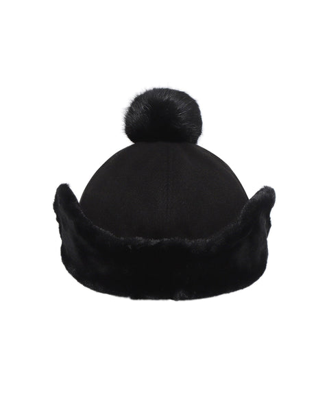 WideAngle: Co Fur Winter Cap L - Black