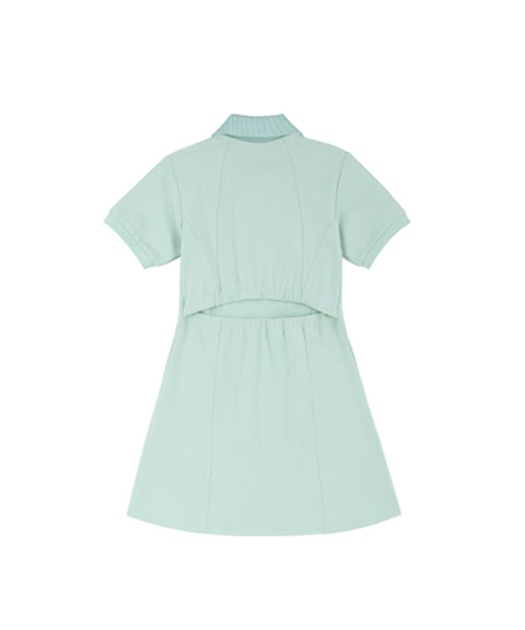 AVEN Back Open Dress - Mint