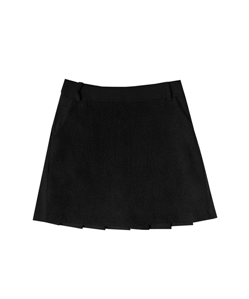 BENECIA 12 Fleece Skirt - Black– Sokim