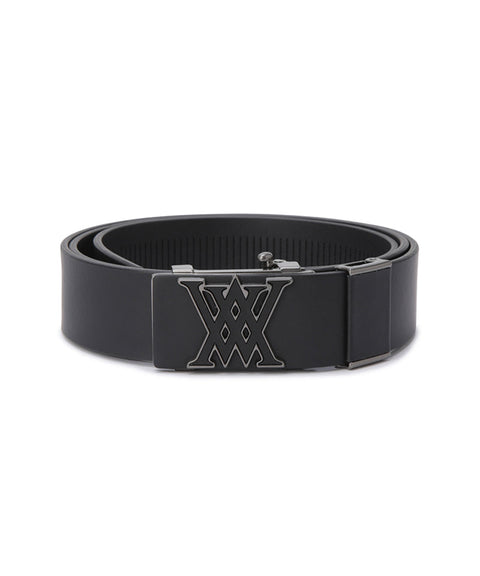 Men's Leather Auto Locking Belt - Black