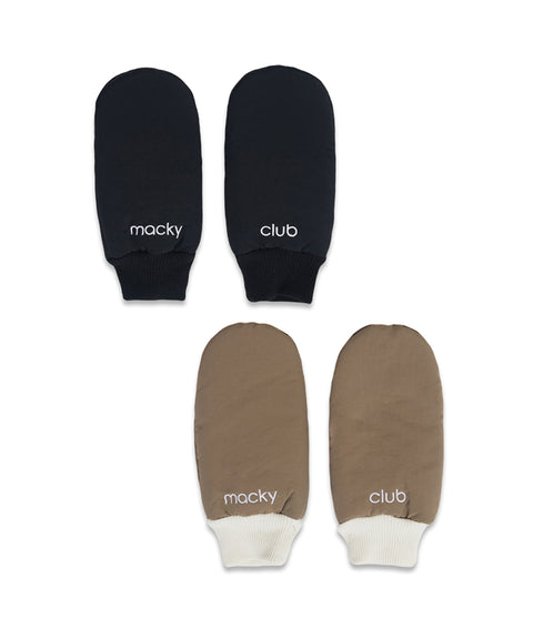 MACKY Golf: Logo Padded Glove - Black