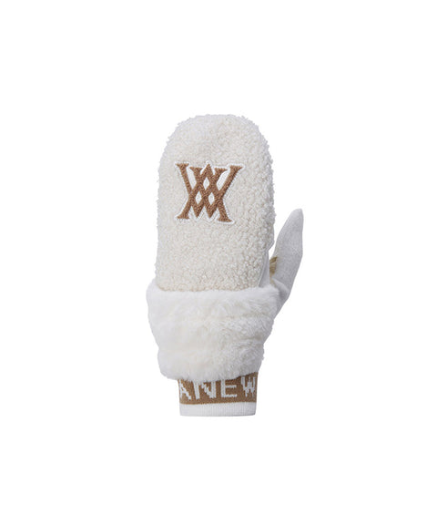 ANEW Golf Women's Curly Golf Gloves - White