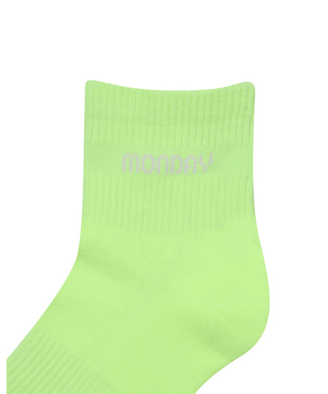 Monday Flow Munple Basic Socks - Lemon