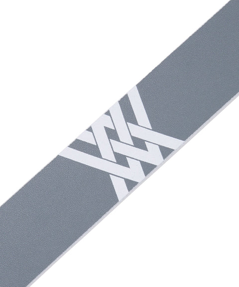 Men's Logo Point Reversible Belt - White