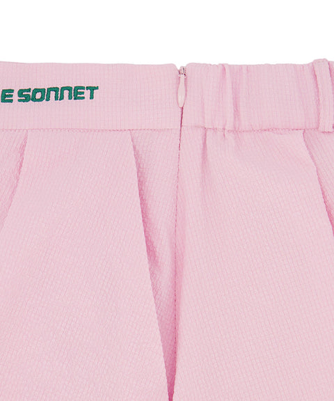 LE SONNET  Summer Pocket Skirt - Pink