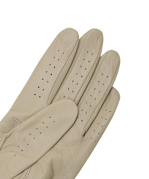 Vice Golf Atelier Women's Logo Gloves (BOTH HANDS) - Beige