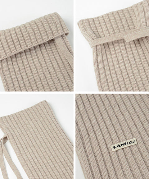 KANDINI Lambswool Warmer - Oatmeal