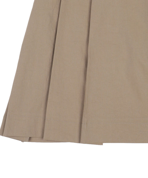 Monday Flow Pleated Midi Skirt - Beige