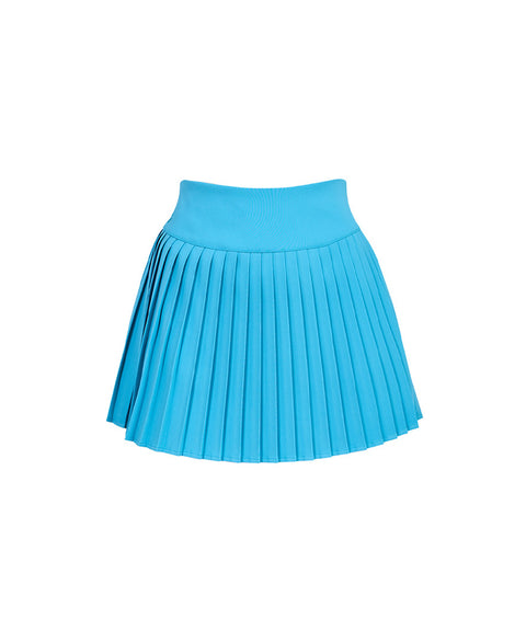 J.Jane Simple Pleats Skirt - Turquoise