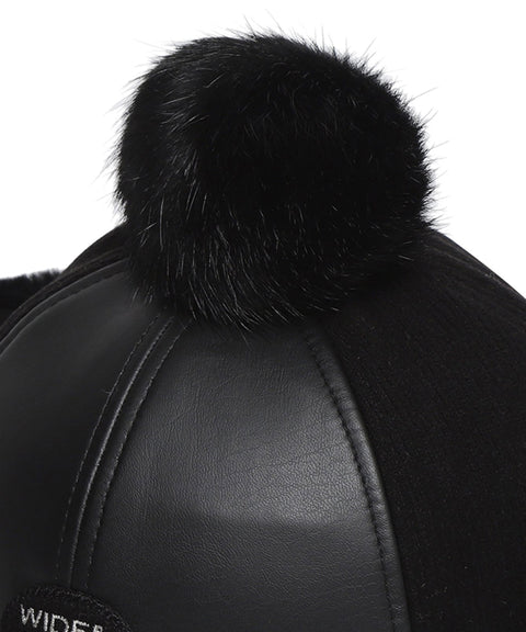 WideAngle: Co Fur Winter Cap L - Black