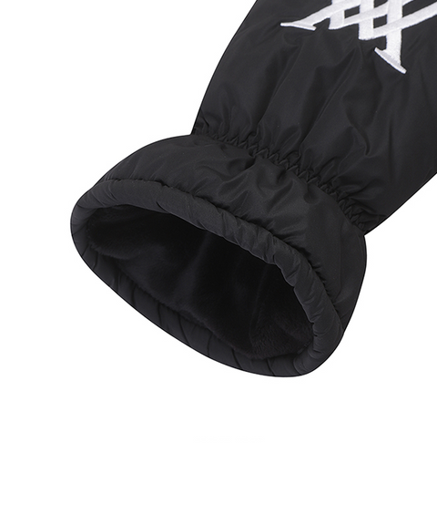 ANEW GOLF: Logo Cold Protection Both Hands - Black