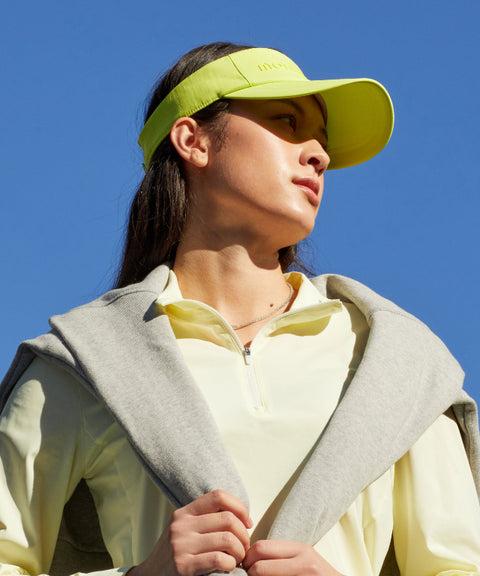 Monday Flow Golf & Run Visor - Lemon